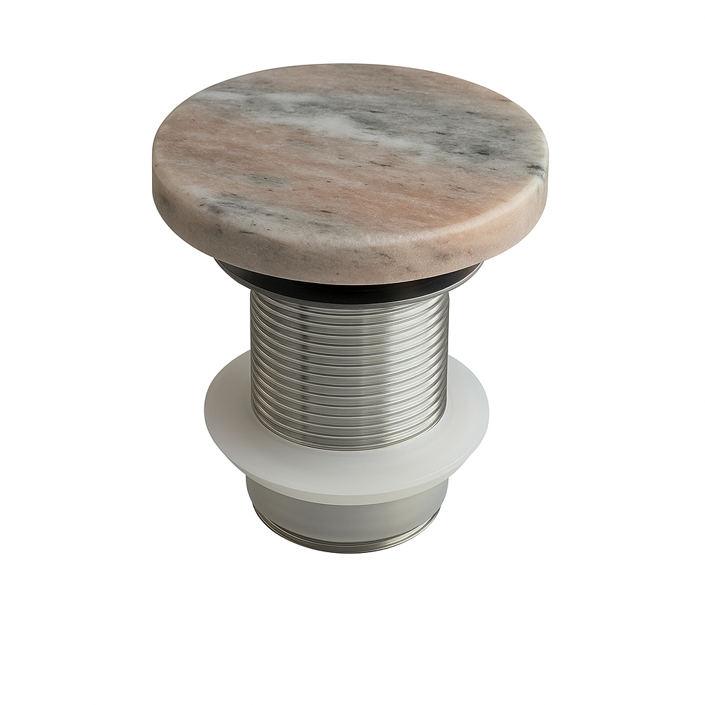 Pop-up bunnventil med steintopp