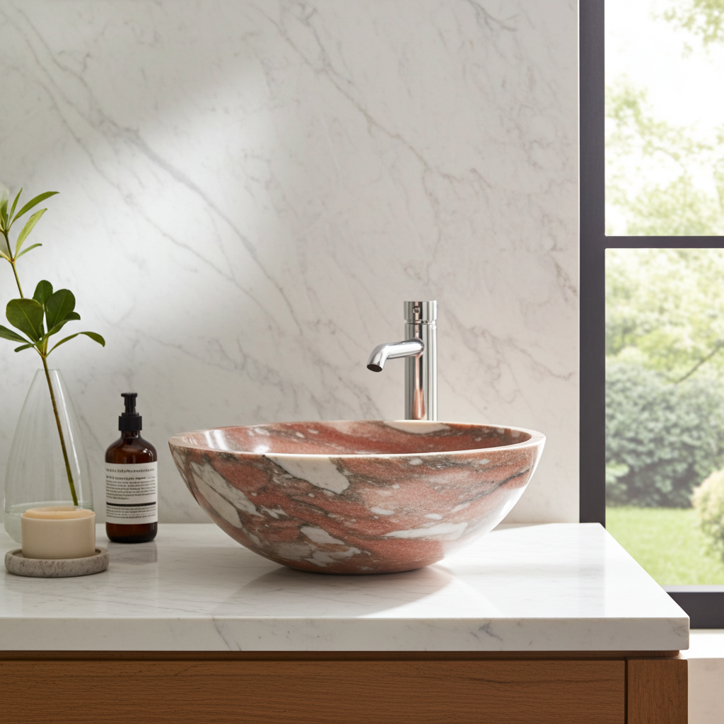 Norwegian Rose Marmor Servant  – RUBI 