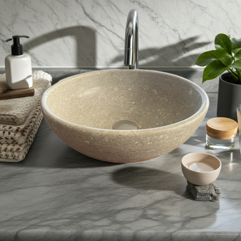 Servant i Marine Green kalkstein - SERA