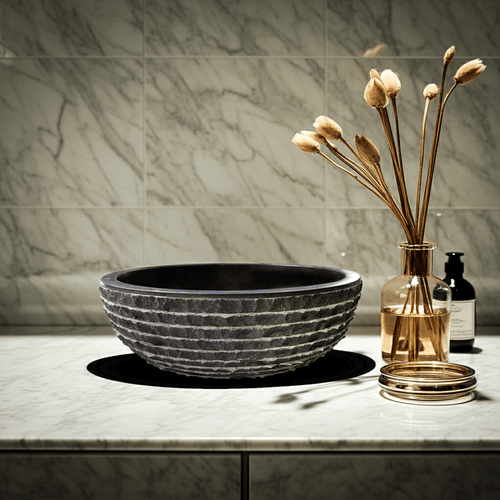 Andesite Stone Washbasin – GARI - ELVV Servanter