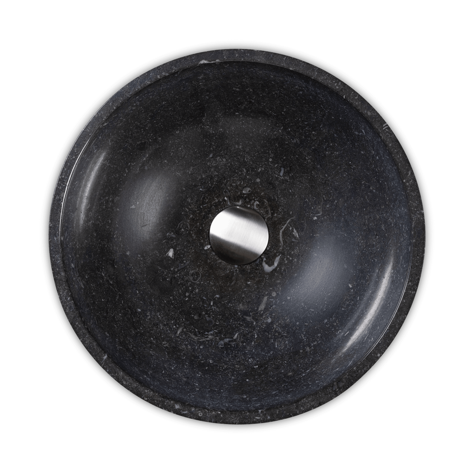Belgisk Svartstein servant BELL – dyp naturlig sort med polert overflate