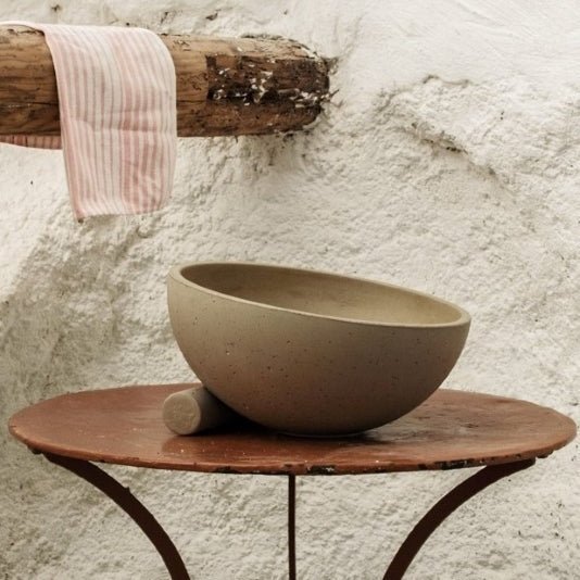 Concrete Washbasin – OBLIQUO L - ELVV Servanter
