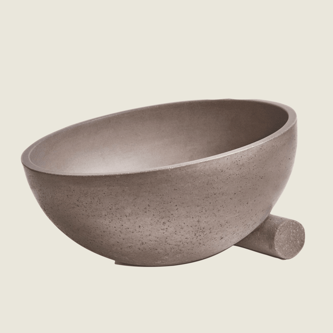 Concrete Washbasin – OBLIQUO L - ELVV Servanter