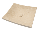 Kalksteinservant PLASO – varm beige Galala-kalkstein fra Egypt