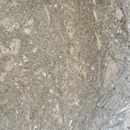 Kalksteinservant SERA L – grønn-beige Marine Green med naturlige fossile detaljer