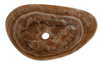 Onyx servant NERA – varm honningbrun Honey Brown Onyx med naturlige nyanser