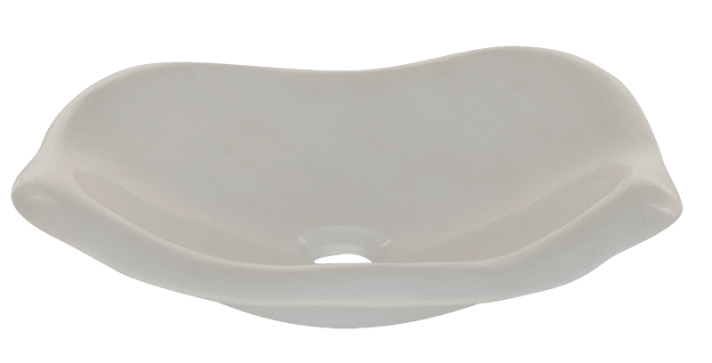 White Marble Washbasin – IDIL - ELVV Servanter
