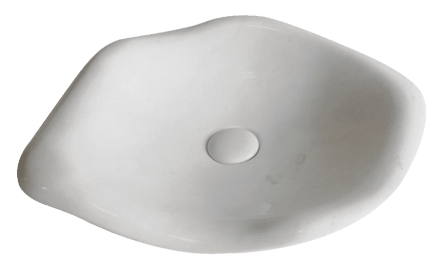 White Marble Washbasin – IDIL - ELVV Servanter